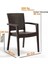 6 Adet Victor Koltuk Rattan Bahçe Balkon Masa Takımı 6 Kişilik Large 90 x 150 cm Camlı Set Pro 1. 2