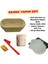 Ekmek Yapım Seti Oval 28 cm Bezli + Ekşi Maya 1