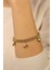 Kalpli Yıldızlı Altın Bileklik CGKBLK0219 2