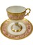 Fransız Limoges Damga Pedestal Ayak Kahve Fincanı 7