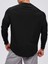 Erkek Running Sports Reglan Oval Kesim Uzun Kollu Pamuklu Penye T-Shirt 2