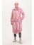 Etnik Desen Düğmeli Kap 0556-03 Pembe 1