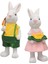 2x Paskalya Tavşanı Figürleri Paskalya Dekor Heykelleri Balkon Odası Için (Yurt Dışından) 4