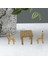 Minyatür Figür Mikro Bonsai Yap Süsleme El Sanatları Dekor 3 Sandalye (Yurt Dışından) 5