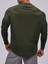 Erkek Running Sports Reglan Oval Kesim Uzun Kollu Pamuklu Penye T-Shirt 2