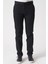 São Paulo P1033 Slim Fit Leo Likralı Pamuklu Tencel Pantolon Siyah 1