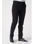 Salvador P1039 Zümrüt Likralı Pamuklu Slim Fit Chino Pantolon Siyah 2