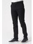 Salvador P1039 Zümrüt Likralı Pamuklu Slim Fit Chino Pantolon Siyah 3
