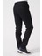 Salvador P1039 Zümrüt Likralı Pamuklu Slim Fit Chino Pantolon Siyah 4