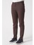 Rio De Janeiro P1034 Mars 4320 Pamuklu Slim Fit Chino Pantolo Kahve 3