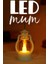 LED Mum Mini Kamp Tipi 1 Adet Pil Dahil Dumansız Alev Ledli Dekor Işığı Beyaz PT430 1