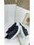 Günlük Erkek Sneaker Casual Kalın Yüksek Queen Taban Oval Burun Bant Detaylı Spor Ayakkabı 109 3
