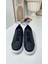 Günlük Erkek Sneaker Casual Kalın Yüksek Queen Taban Oval Burun Bant Detaylı Spor Ayakkabı 109 5