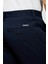 Streç Pamuklu Kemer Delikli Slim Fit Pantolon Erkek Lacivert Pantolon - 324P4AIHSF021 2