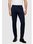 Streç Pamuklu Kemer Delikli Slim Fit Pantolon Erkek Lacivert Pantolon - 324P4AIHSF021 5