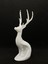 Yılbaşına Özel Minimalist Beyaz Geyik Heykeli-Biblo 3
