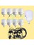 220V 10 Metre Pazarcı Tezgah Aydınlatması 9 Ad 50W Torch Günışığı Ampül 9 Adet E27 Duy Set 1