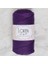 Polyester Soft Macrame Koyu Mor El Örgü Ipi - LM037 - 34442 1