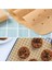 Byogalo® 250 Adet Air Fryer Pişirme Kağıdı Tek Kullanımlık Hava Fritöz Yağ Geçirmez Yapışmaz Gıda Pişirme Kağıdı Delikli Kare Model 4