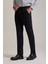 Erkek Siyah Regular Fit Yan Cepli Kot Pantolon 1