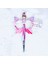 Kelebek Modelli Desenli Makas Pembe - B4816. 1