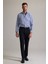 Erkek Lacivert Slim Fit Yan Cepli Kanvas Pantolon 2