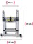 160 + 160 Cm. - 5+5 Basamaklı Teleskobik / Teleskopik Merdiven - A Tipi Uzayan Merdiven 2