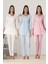 Ekru Hamile Lohusa Pijama Takımı 1