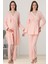 Somon Sabahlıklı Hamile Lohusa Pijama Takımı 1