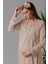 Kahverengi Sabahlıklı Hamile Lohusa Pijama Takımı 5