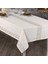 Larissa Gardenya Bej Kumaş Taş Nakışlı Masa Örtüsü 1