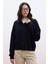 Yumuşak Dokulu Oversize Triko Hırka Siyah 1