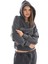 Kadın Kapüşonlu /fermuarlı /kanguru Cepli /crop /yıkamalı Vintage Soluk Efektli /sweatshirt /hoodie 2