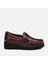 01AYH294670A178 Bordo Kadın Loafer 1