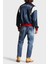 Pamuk Regular Fit Normal Bel Boru Paça Yırtıklı Jeans Erkek Kot Pantolon S74LB1435 S30309 470 3
