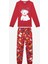 Kız Çocuk Fancy Termal Kırmızı Pijama Takımı 1
