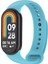 Xiaomi Mi Band 8/band 9 Uyumlu Metal Tırnaklı Uzun Ömürlü Silikon Kordon 2