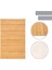 Lü x Bambu Kaymaz Banyo Paspası- Su Geçirmez-Çok Amaçlı Mat 50*80 2