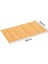 Lü x Bambu Kaymaz Banyo Paspası- Su Geçirmez-Çok Amaçlı Mat 50*80 3