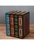 Avrupa Retro Saklama Kutusu Kitap Şekli Sahte Ahşap Mücevher Ofis Dekorasyonu Gizli Ürün (Yurt Dışından) 2