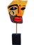 Modern Soyut Maske Heykel Ev Heykel Dekorasyon Reçine Figür Süslemeleri Oturma Odası Masaüstü Dolap Yüz El Sanatları, B (Yurt Dışından) 1