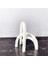 Modern Minimalist Geometrik Sanat Çizgi Yay Dekor Reçine El Sanatları Düzensiz Alışveriş Merkezi Oturma Odası Masaüstü Süsleme-Beyaz (Yurt Dışından) 4