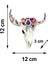 Reçine Longhorn Inek Kafatası Duvara Asılan Dekor,çiçek Dekoru Fidanlık Süsü,l (Yurt Dışından) 2