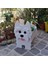 Sevimli Bahçe Köpek Çiçek Saksısı, Saksı Doğum Günü Hediyesi, Ofis, Iç/dış Dekorasyon Beyaz (Yurt Dışından) 4