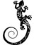 Metal Gecko I Modern Dekorasyonu Patio Çiti Için (Yurt Dışından) 1