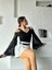Yarasa Kol Dantelli Bluz Siyah JB3016548520 2
