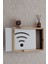 Siyah-Gold 25 x 35 x 7 cm Wifi Amblemli Duvara Asılabilir Sigorta ve Modem-Wifi Saklama Kutusu! Saklama Kutusu 2