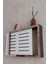 Siyah-Rose 25 x 35 x 7 cm Izgaralı Duvara Asılabilir Sigorta ve Modem-Wifi Saklama Kutusu! Saklama Kutusu 2