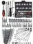 58 Parça 46MINI Lokma Takımı Otomatik Cırcırlı 1/4" 12 Parça Kombine Açık Ağız-Yıldız Anahtar Takım 1