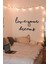 Live Your Dreams Ahşap Duvar Yazısı, Dekoratif Duvar Süsü 3